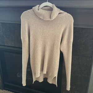 Tan Turtleneck Sweater
